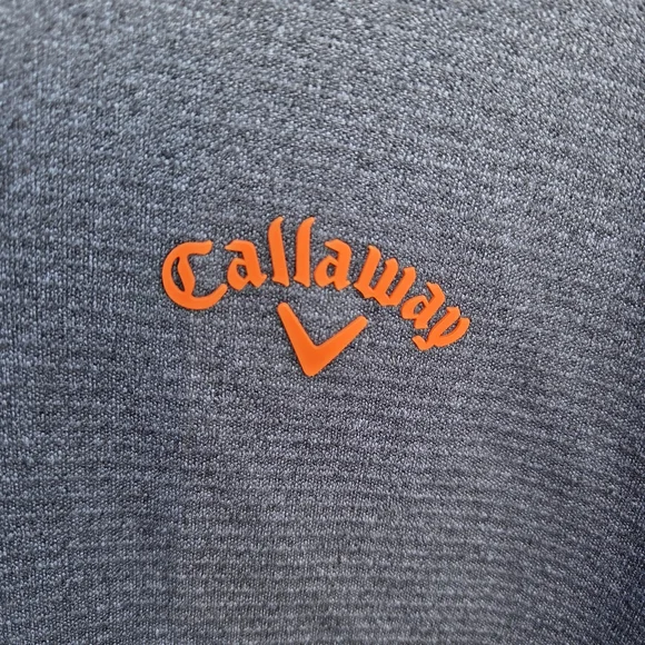 Callaway Golf Navy Quarter-Zip Pullover Men's Size  L - Picture 5 of 10